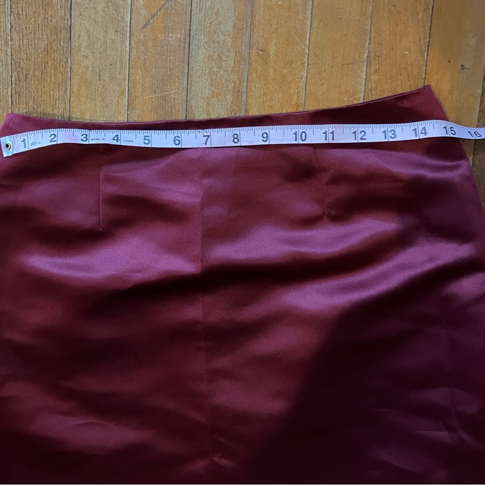 Bill Levkoff Burgundy and Cream 3-piece Dress - Picture 5 of 6